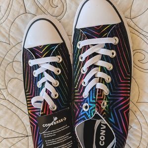 Converse rainbow holographic sneakers NWT